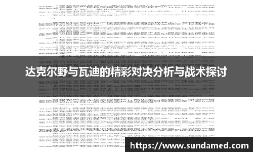 达克尔野与瓦迪的精彩对决分析与战术探讨